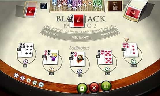 Blackjack Peek by Playtech.