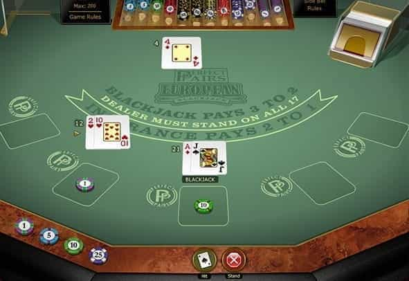 Blackjack Perfect Pairs: what is it and how much does it pay?