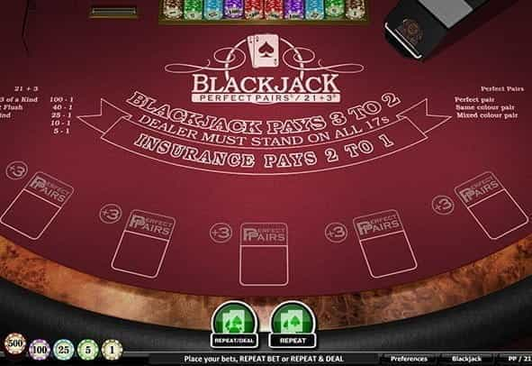 Experiencia de juego real en Blackjack Perfect Pairs