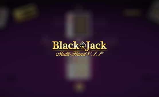 Blackjack Multi Hand VIP game logo.