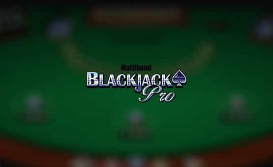 Blackjack Pro Multi-Hand game logo.
