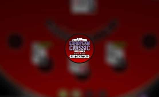 European Classic Multi-Hand Blackjack game logo.