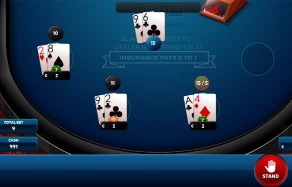 Double Exposure Blackjack