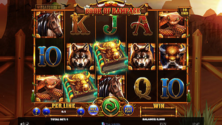 Book of Rampage Online Slot by Booongo
