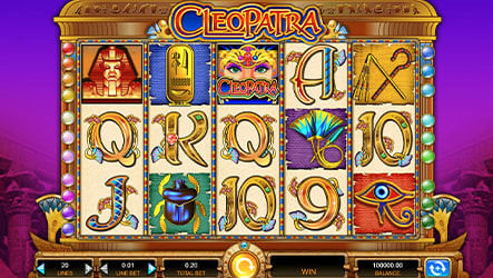 Cleopatra online slot by IGT