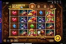 The online slot game Dynamite Riches at Clover Casino