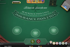 The Thumbnail of the European Blackjack Table Game at the MelBet Online Casino.
