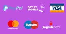 Payment Methods available at Fairground Slots