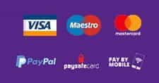 Payment Methods available at Fever Slots