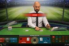 The Football Studio live table game by Evolution.