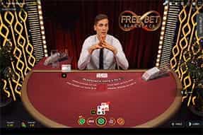 Free Bet Blackjack at Virgin Games with Real Dealers