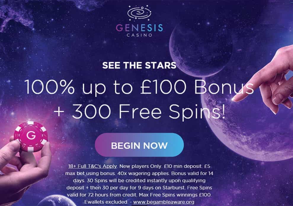 Genesis casino bonus offer.