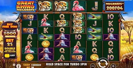 Great Rhino Megaways Online Slot by Pragmatic Play