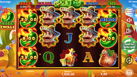 Green Chilli Online Slot by Booongo