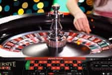 The live Immersive Roulette from Evolution