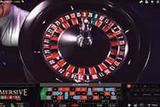 The Live Immersive Roulette game from Evolution