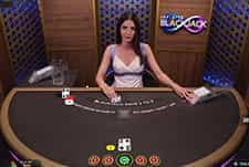 Infinite Blackjack by Evolution Gaming