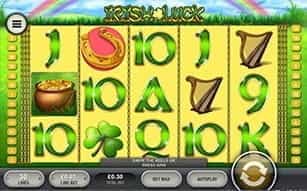 The Irish Luck Slot on the Betfair app.