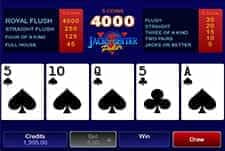 Jacks or Better Poker by Microgaming.