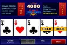 Jacks or Better Poker from Microgaming