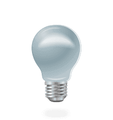 An image of a lightbulb
