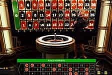 The live Lightning Roulette from Evolution