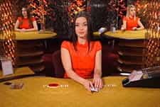 The Live Baccarat game at JackMillion online casino.