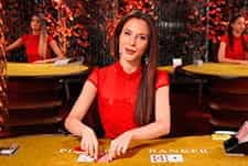 Live Baccarat Squeeze from Evolution