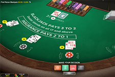 Miniature af live blackjack hos Megaways Casino