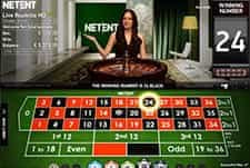 Live Roulette from NetEnt