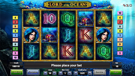 Lord of the Ocean Online Slot by Novomatic