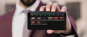 The Betway app being played on a smartphone and tablet.