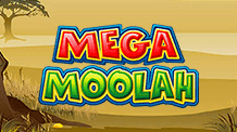 The logo of the Microgaming slot game Mega Moolah