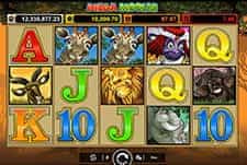 The Mega Moolah slot from Microgaming