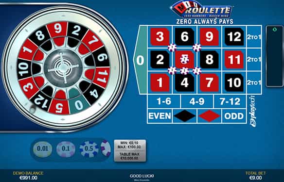 Mini Roulette by Playtech in Ghana