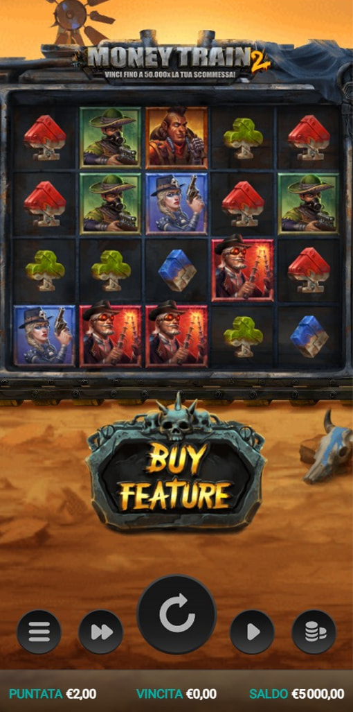 Una partita con la slot Money Train 2.