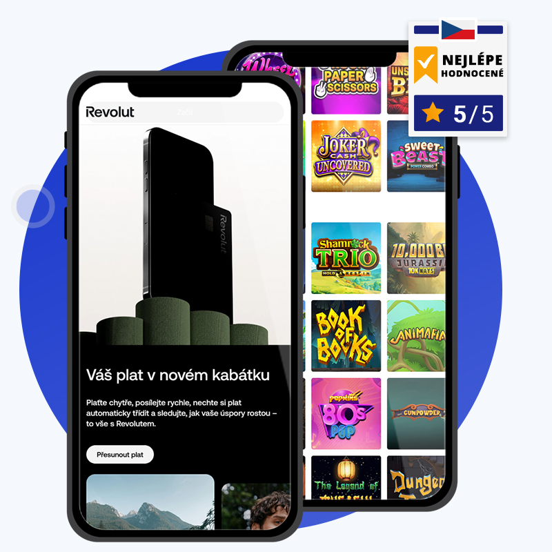 Můj test nejlepších 5 Revolut online casin v Česku