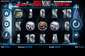 Mobile Slot based on the film basic instinct at Netbet Casino