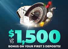 Ocean Online Casino welcome bonus