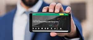 The Unibet app as seen on a smartphone and tablet.