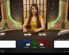 Peek Baccarat live dealer game at Monopoly Casino
