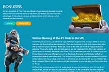 Play Club Casino Welcome Offer