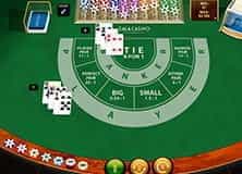 The Playtech Baccarat online game.