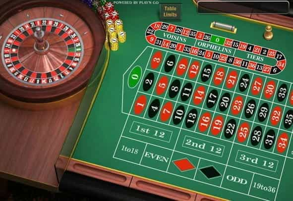 English Roulette free demo version.