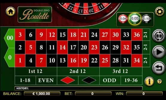 Play Double Zero Roulette online.