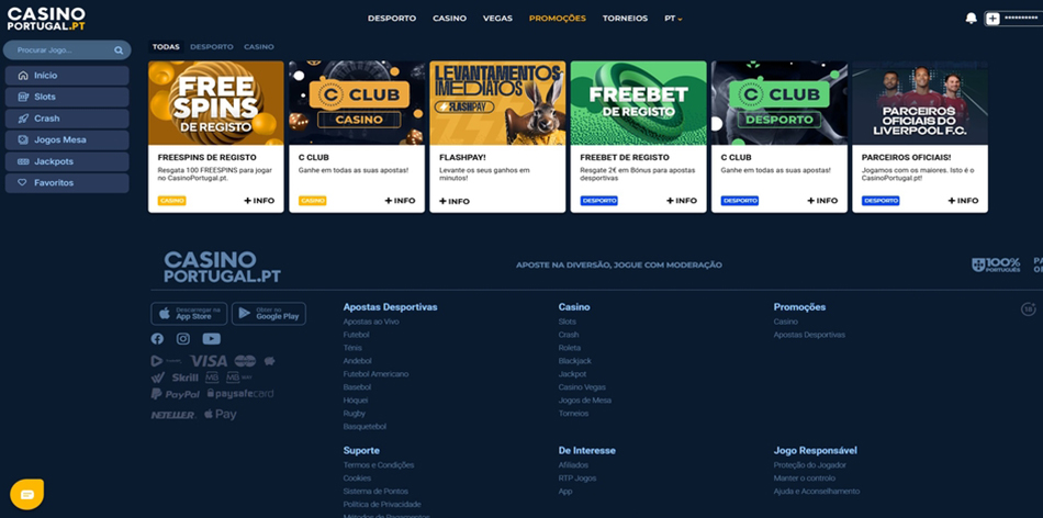 Promoções no Casino Portugal