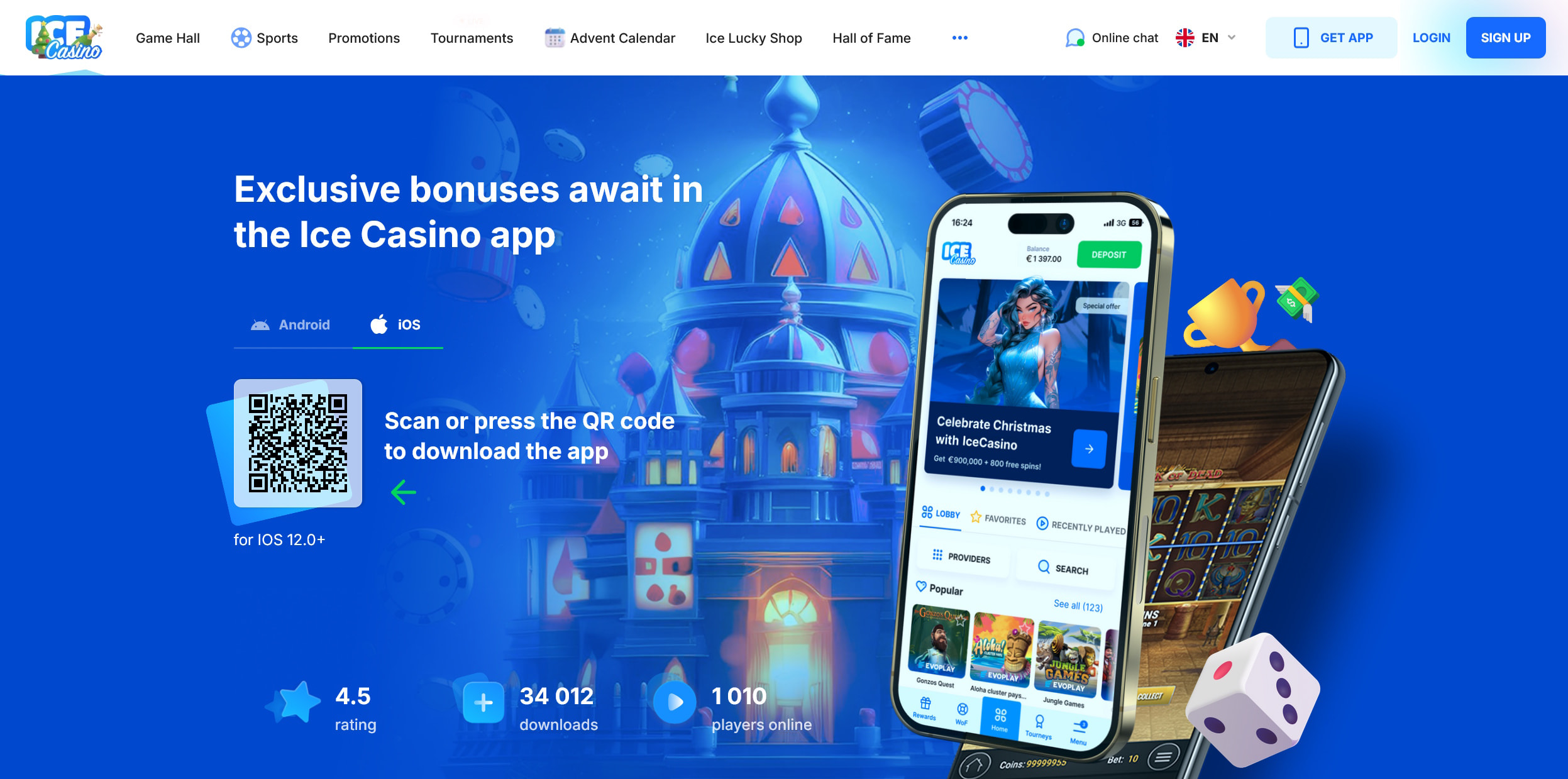 Ice Casino Apple iOS App