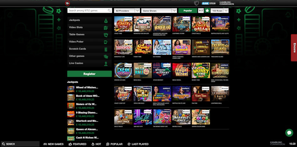 Mr Vegas Live Game Show Variety