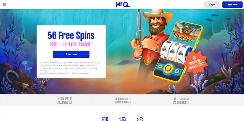 MrQ Free Spins with No Wagering Requirements