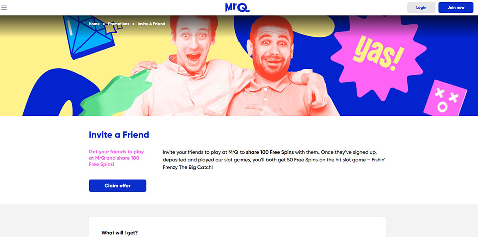 Details on the MrQ referral programme.